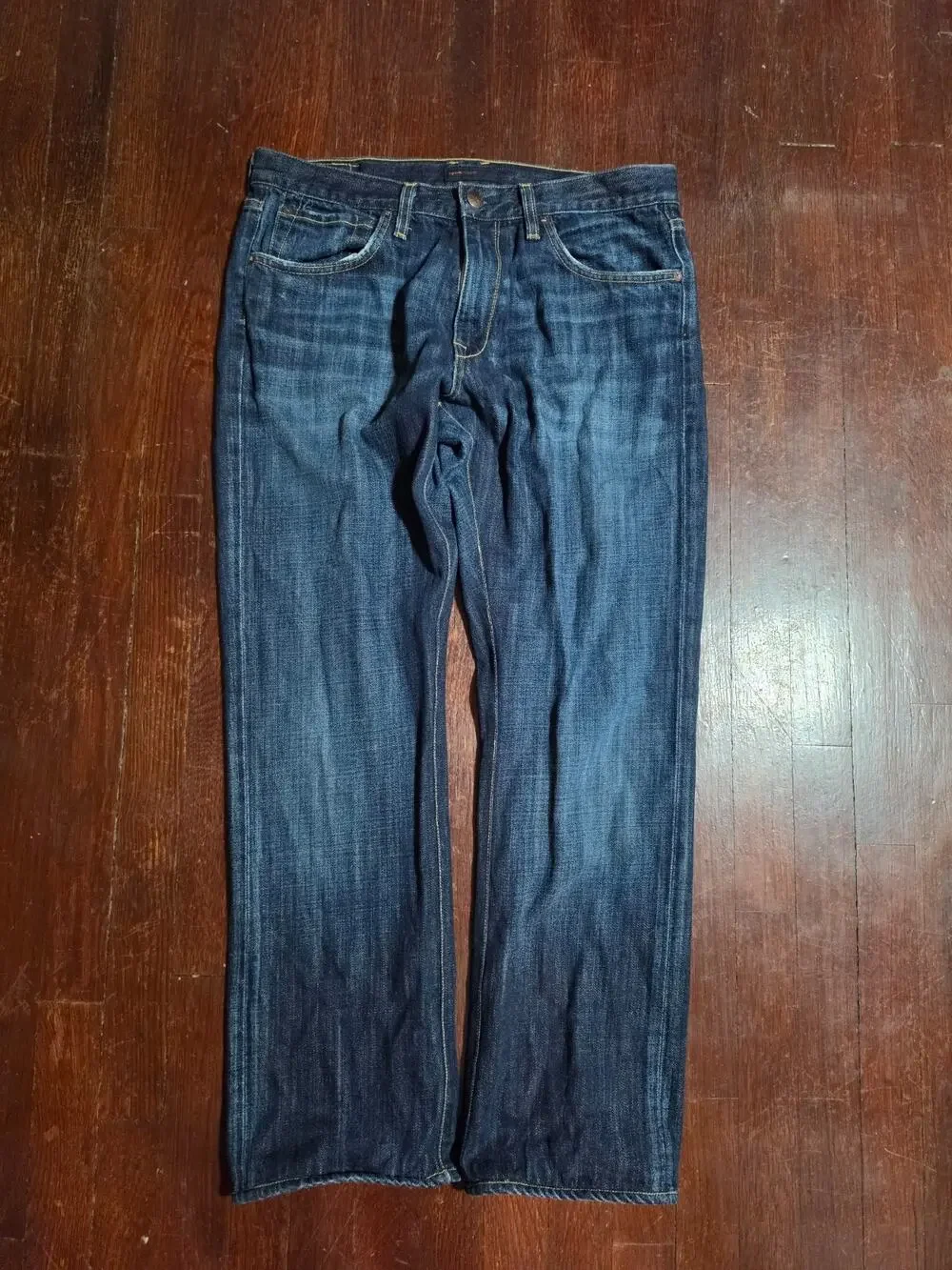Agave Copper Denim Jeans USA California Men's 34x30 Waterman Relaxed Straight